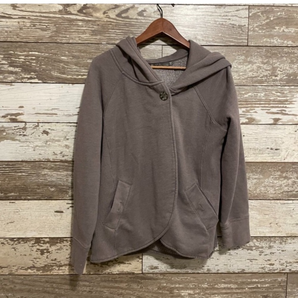 Comfy gray Prana hoodie size L